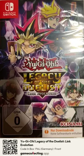 Yu-Gi-Oh! Legacy of the Duelist: Link Evolution Nintendo Switch, Germany box front
