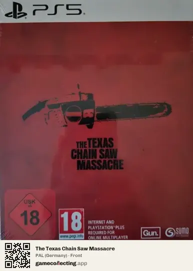 The Texas Chain Saw Massacre PlayStation 5, Germany box front