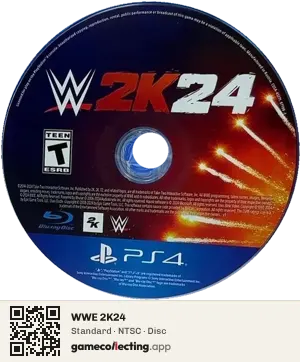 WWE 2K24 PlayStation 4, NTSC disc