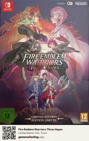 Fire Emblem Warriors: Three Hopes Nintendo Switch, PAL box front