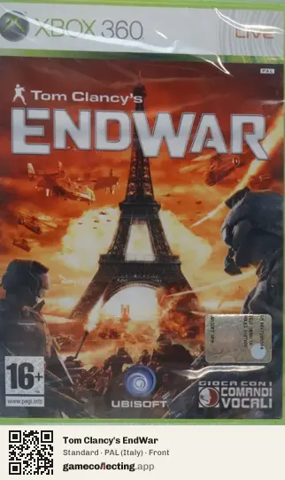 Tom Clancy's EndWar Xbox 360, Italy box front