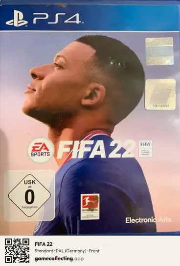 FIFA 22 PlayStation 4, Germany box front