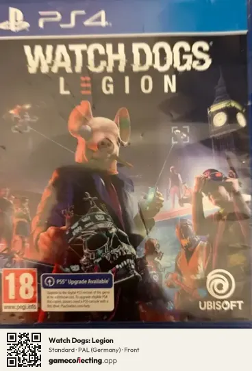 Watch Dogs: Legion PlayStation 4, Germany box front
