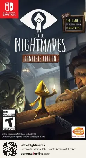 Little Nightmares Nintendo Switch, North America box front