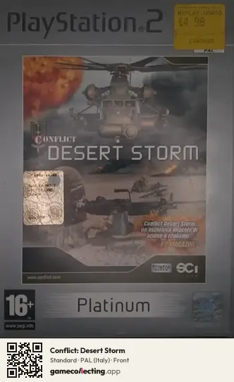 Conflict: Desert Storm PlayStation 2, Italy box front