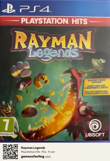 Rayman Legends PlayStation 4, PAL box front