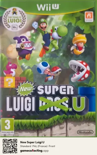 New Super Luigi U Nintendo Wii U, France box front