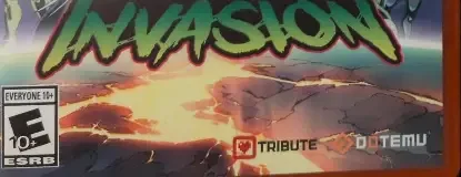 Marvel Cosmic Invasion, the ESRB box on its front