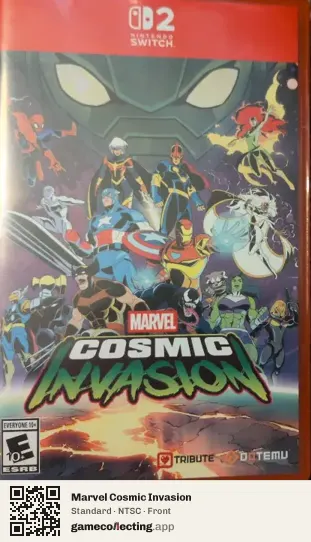 Marvel Cosmic Invasion Nintendo Switch 2, NTSC box front