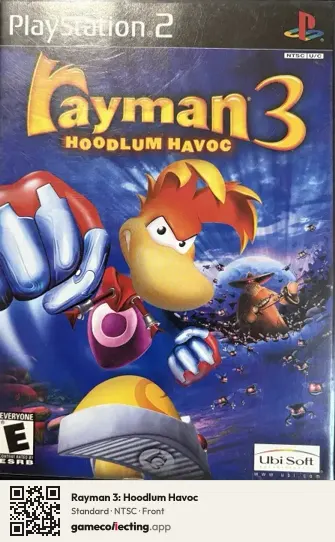 Rayman 3: Hoodlum Havoc PlayStation 2, NTSC box front