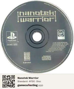 Nanotek Warrior PlayStation, NTSC disc