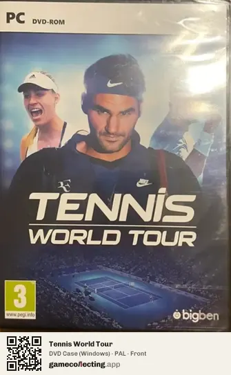 Tennis World Tour Computer, PAL box front