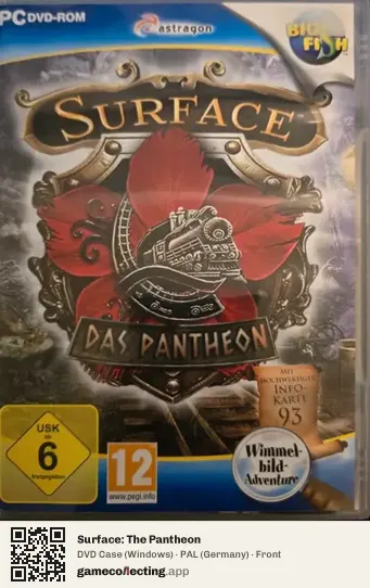 Surface: The Pantheon Computer, Germany box front