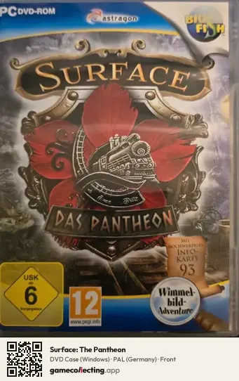 Surface: The Pantheon Computer, Germany box front