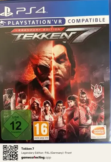 Tekken 7 PlayStation 4, Germany box front