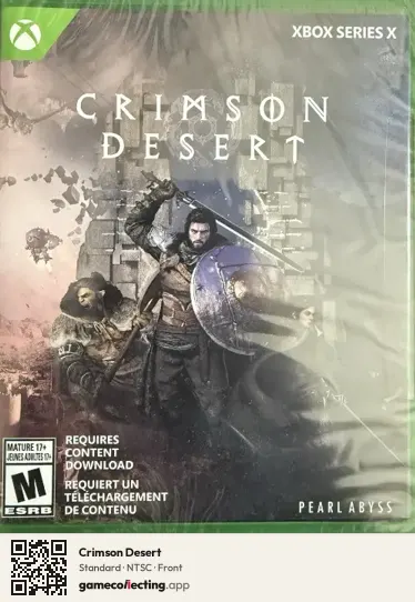 Crimson Desert Xbox Series X, NTSC box front