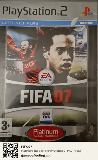 FIFA 07 PlayStation 2, PAL box front