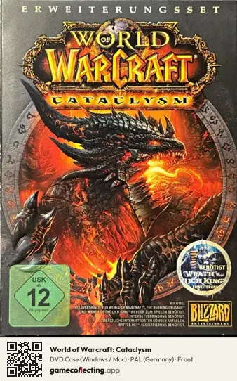 World of Warcraft: Cataclysm Computer, Germany box front