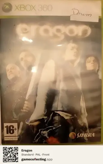 Eragon Xbox 360, PAL box front