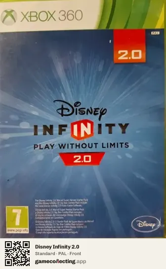 Disney Infinity 2.0 Xbox 360, PAL box front