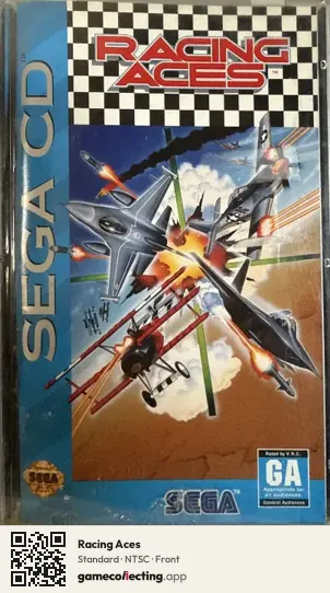 Racing Aces Sega Mega-CD / Sega CD, NTSC box front