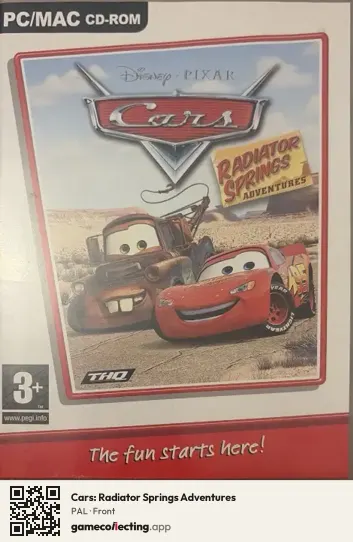 Cars: Radiator Springs Adventures Computer, PAL box front