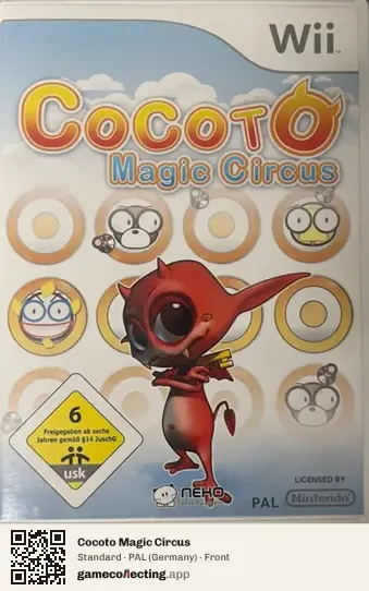 Cocoto Magic Circus Nintendo Wii, Germany box front