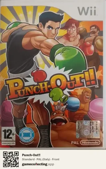 Punch-Out!! Nintendo Wii, Italy box front