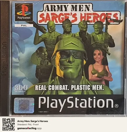 Army Men: Sarge's Heroes PlayStation, PAL box front