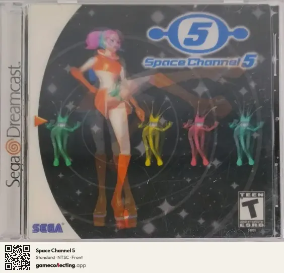 Space Channel 5 Sega Dreamcast, NTSC box front