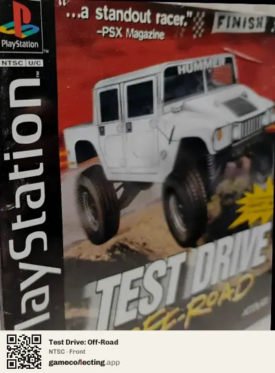 Test Drive: Off-Road PlayStation, NTSC box front
