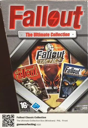 Fallout Classic Collection Computer, PAL box front