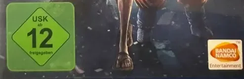 Jump Force, the USK square on its front