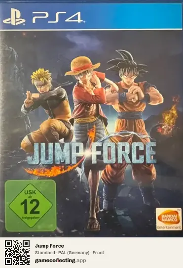 Jump Force PlayStation 4, Germany box front