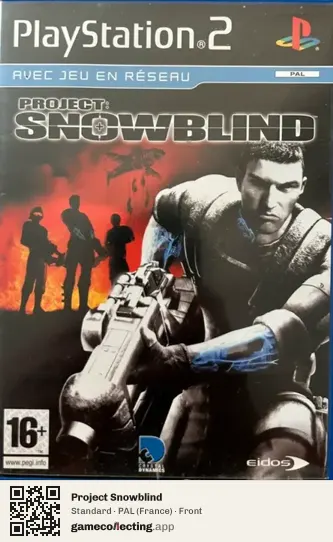 Project Snowblind PlayStation 2, France box front