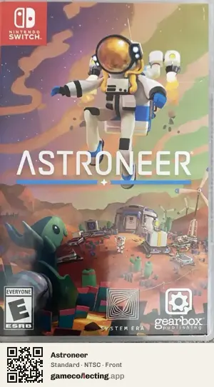 Astroneer Nintendo Switch, NTSC box front