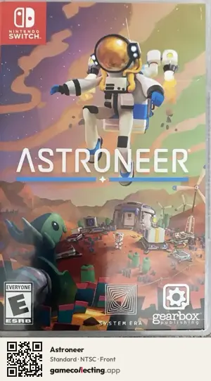 Astroneer Nintendo Switch, NTSC box front