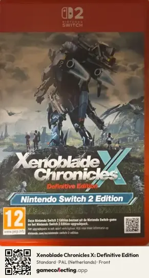 Xenoblade Chronicles X: Definitive Edition Nintendo Switch 2, Netherlands box front