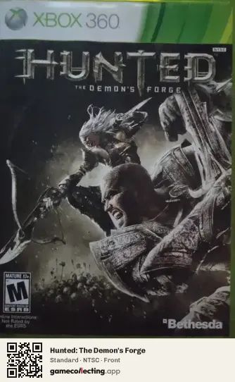 Hunted: The Demon's Forge Xbox 360, NTSC box front