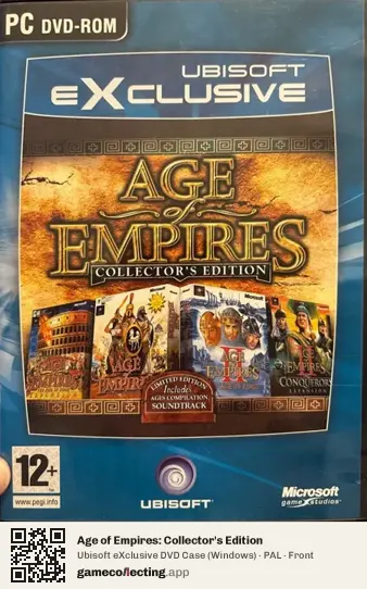 Age of Empires: Collector's Edition Computer, PAL box front