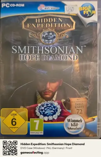 Hidden Expedition: Smithsonian Hope Diamond Computer, Germany box front