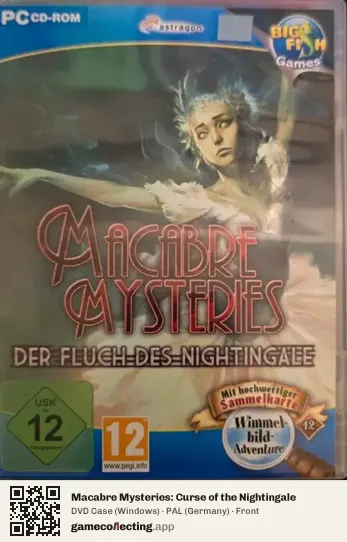 Macabre Mysteries: Curse of the Nightingale Computer, Germany box front