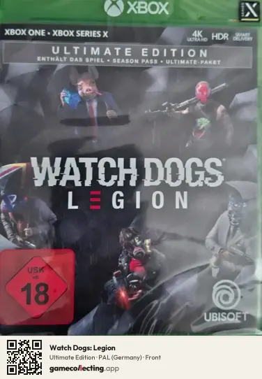 Watch Dogs: Legion Xbox One, Germany box front