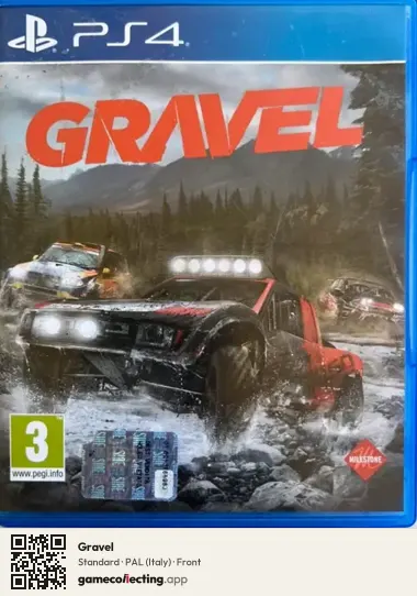 Gravel PlayStation 4, Italy box front