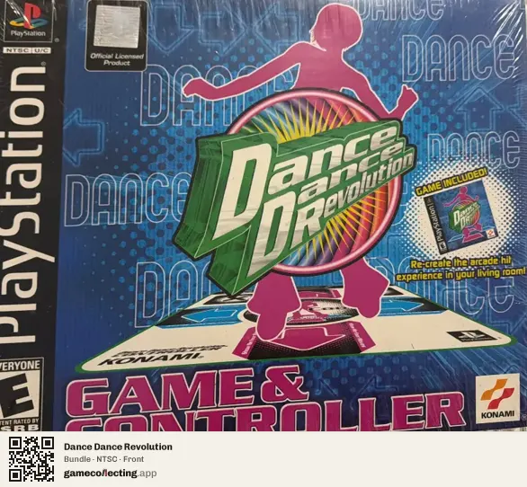 Dance Dance Revolution PlayStation, NTSC box front