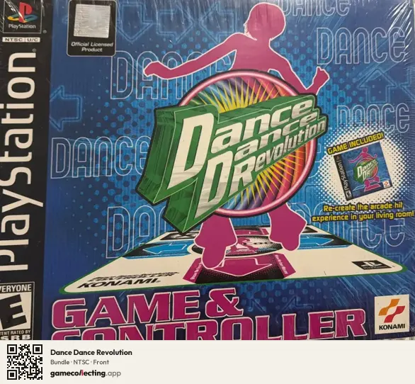Dance Dance Revolution PlayStation, NTSC box front