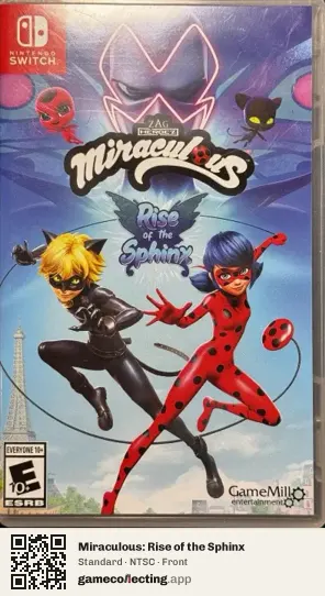 Miraculous: Rise of the Sphinx Nintendo Switch, NTSC box front