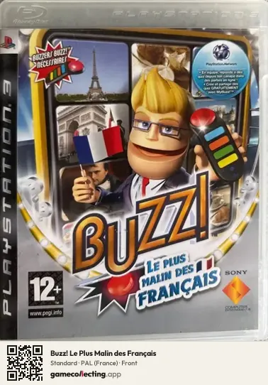 Buzz! Le Plus Malin des Français PlayStation 3, France box front