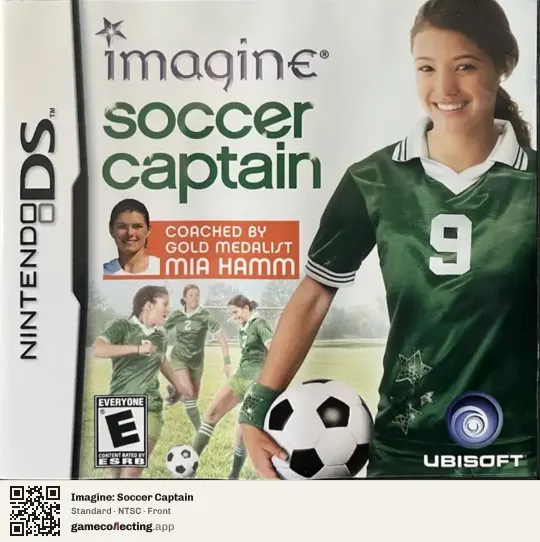 Imagine: Soccer Captain Nintendo DS, NTSC box front