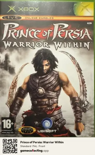 Prince of Persia: Warrior Within Xbox, PAL box front